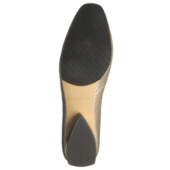 New Donald Pliner Icon Gold Metallic loafer 7.5 (bin 7) - Picture 7 of 11